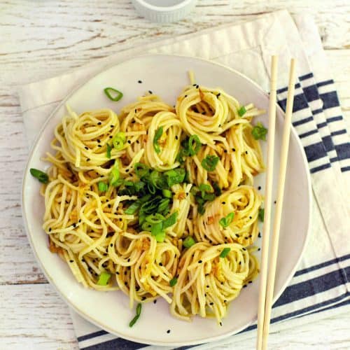 Miso and Garlic Butter Noodles