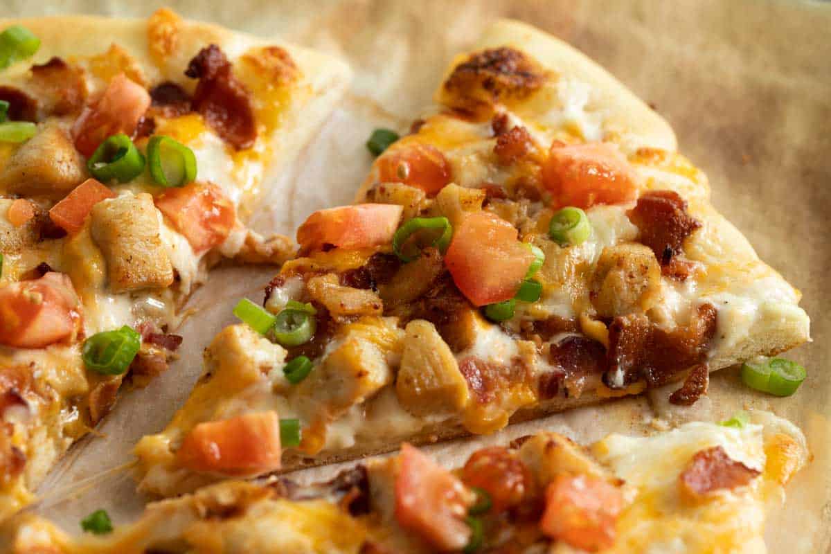 Chicken Bacon Ranch Pizza