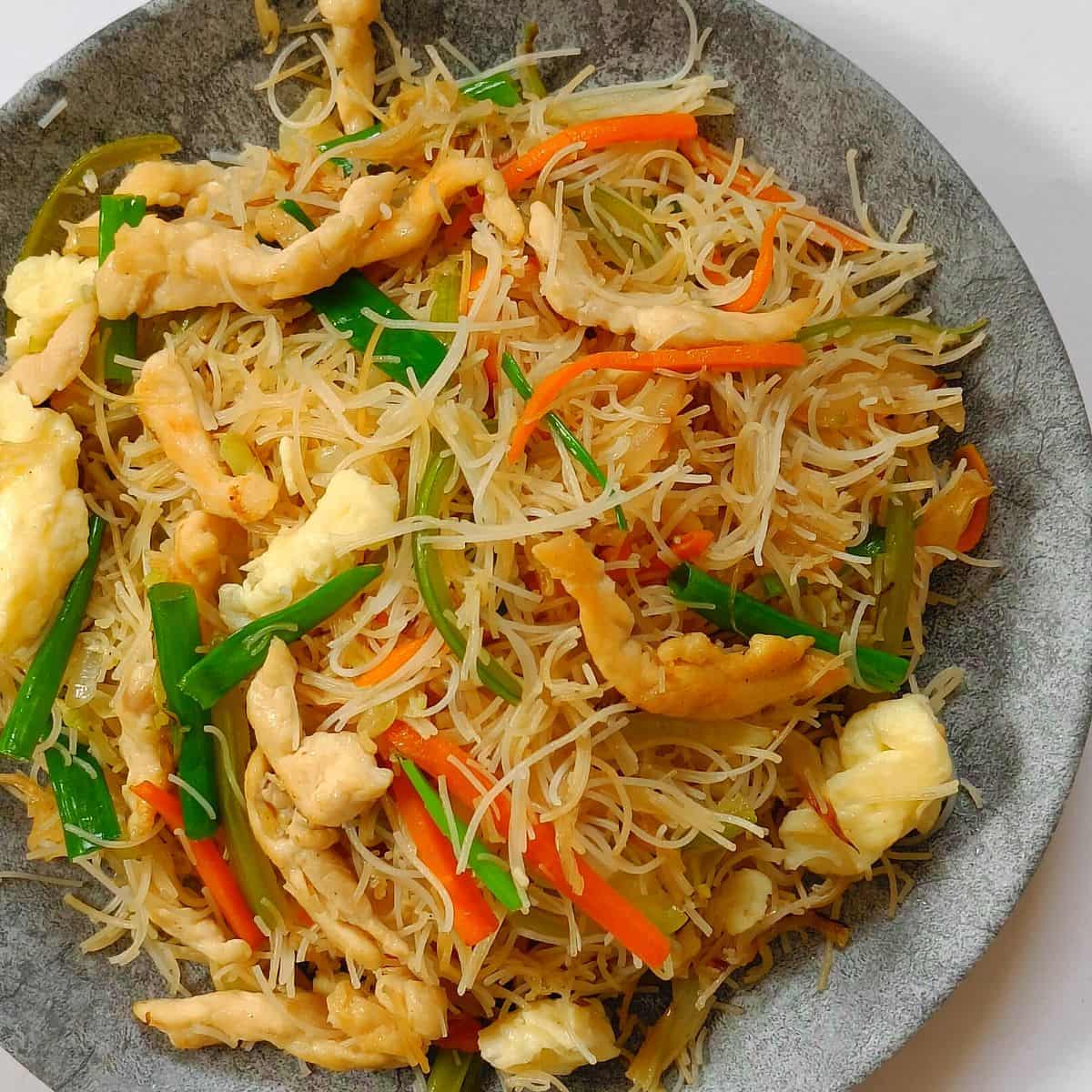 Chicken Mei Fun Home-Style Noodle Recipe