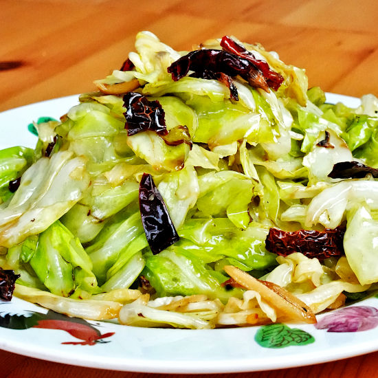 Chinese Cabbage Stir-fry (手撕包菜)