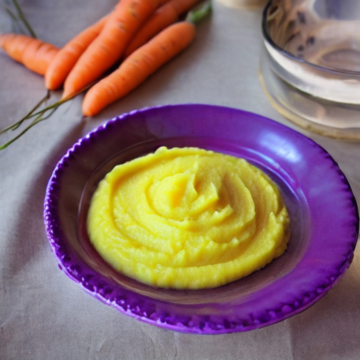A smooth and creamy Carrot with Cauliflower Puree Recipe