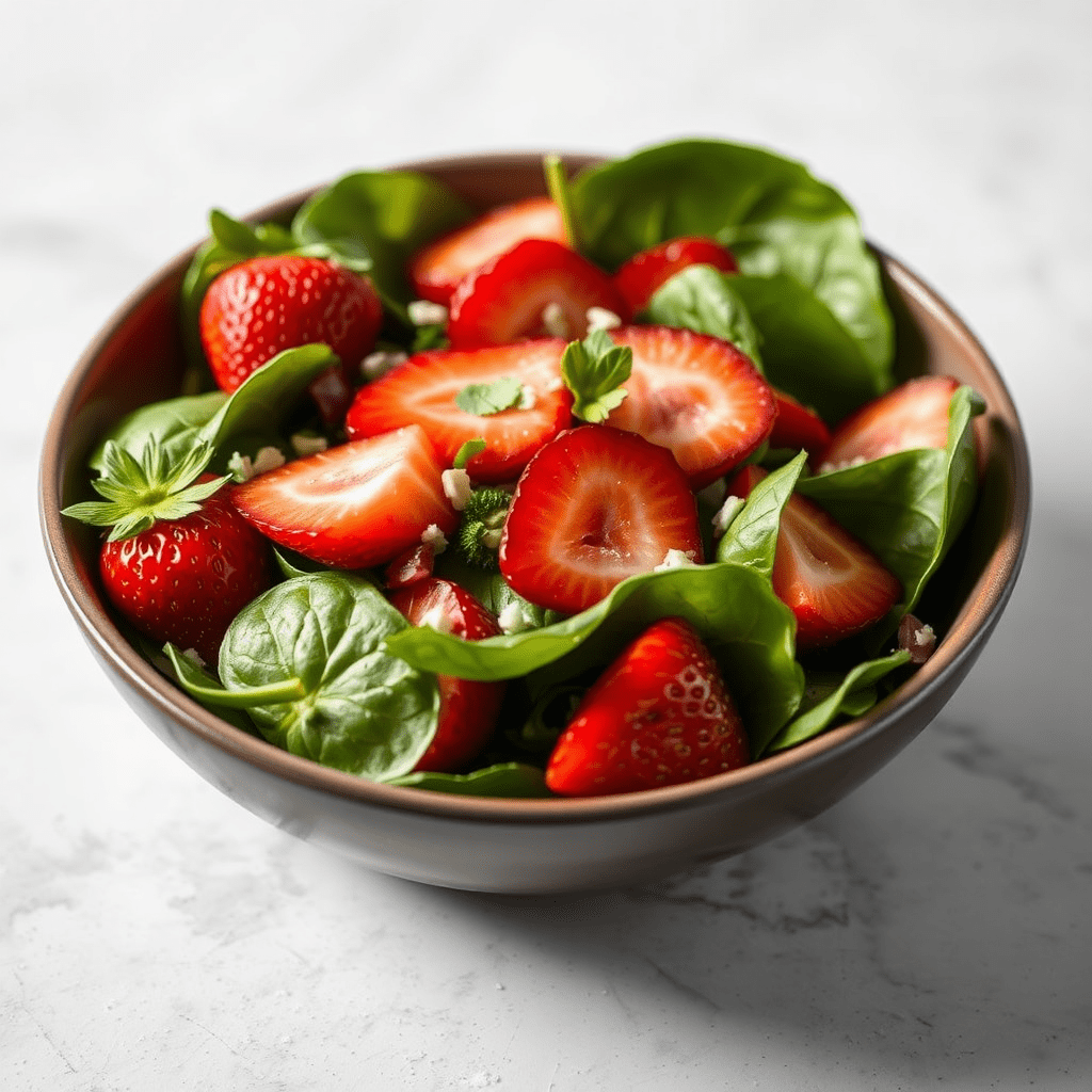 Strawberry Spinach Salad