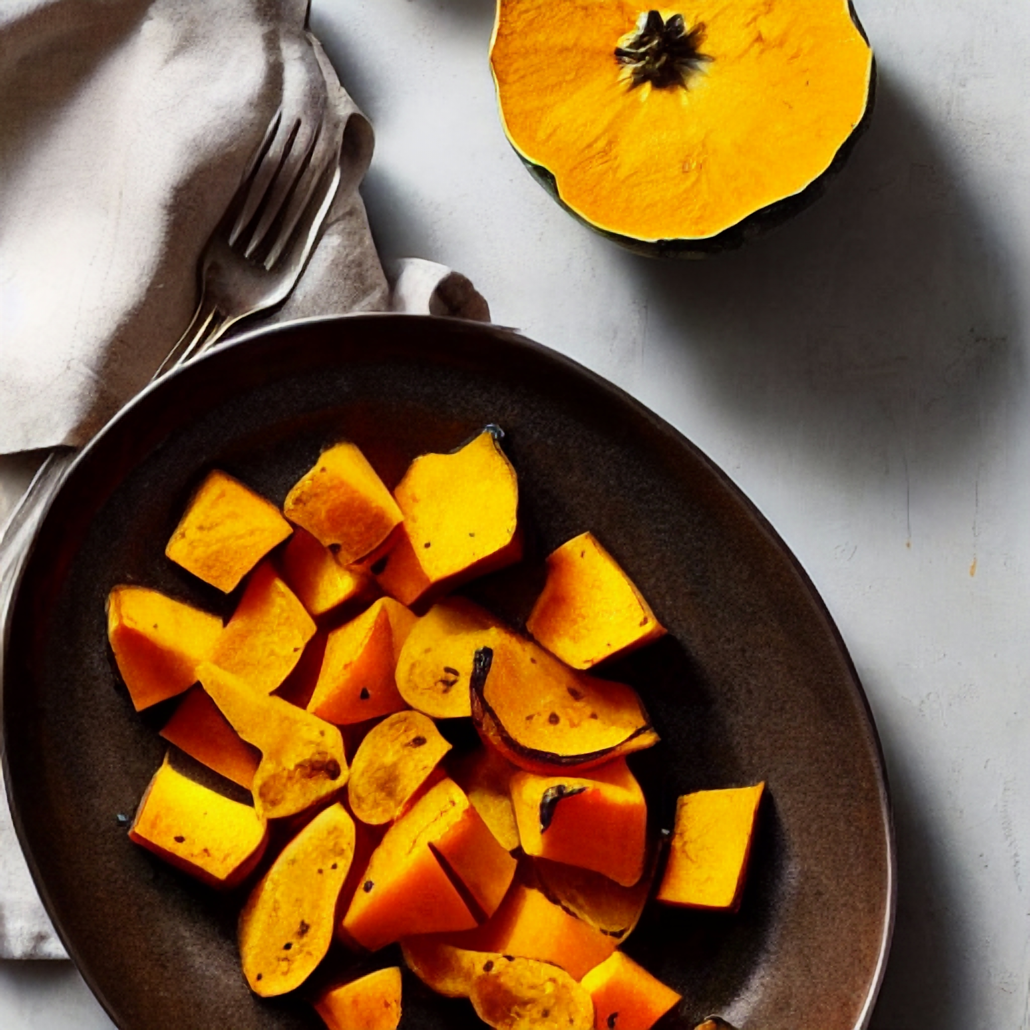 Roasted Kabocha Squash