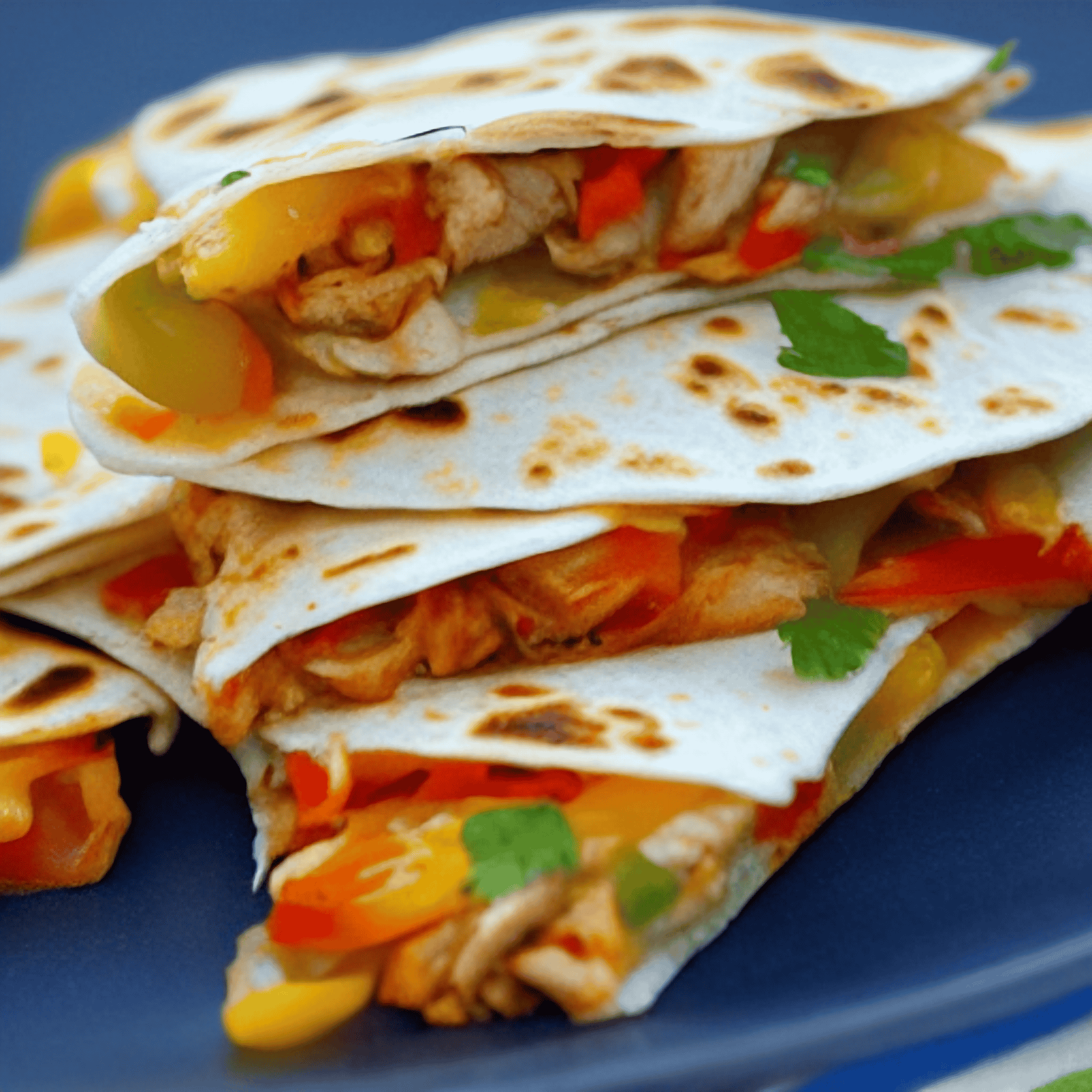  Chicken Fajita Quesadillas