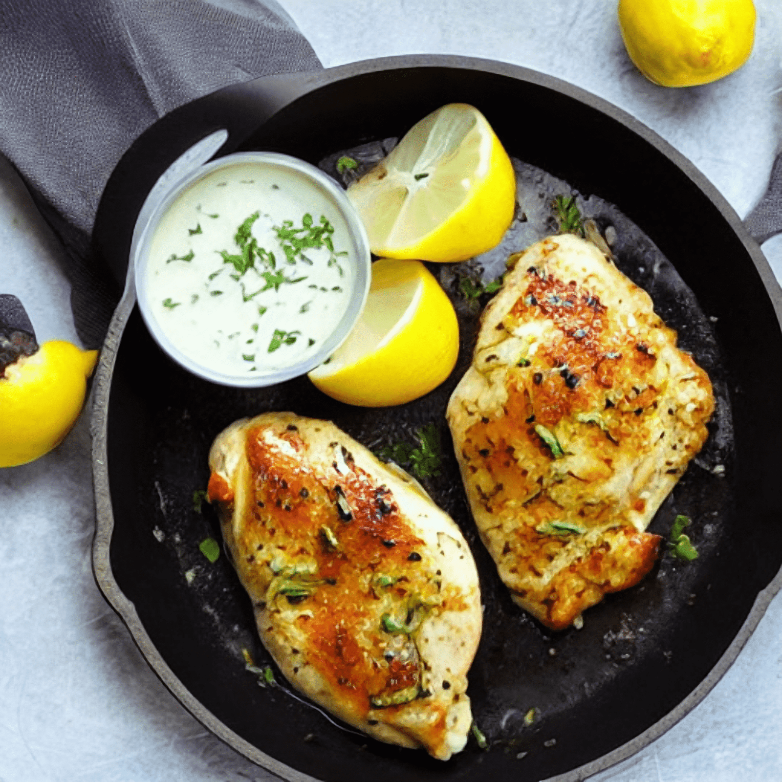 Lemon garlic chicken